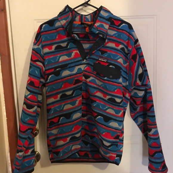 red and blue patagonia
